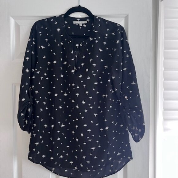 Daniel Rainn Koda Split Neck Blouse - Picture 1 of 3